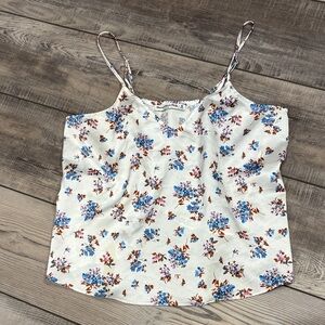 Abercrombie & Fitch Sleepwear Floral Print Women's Silky Cami Tank EUC Medium